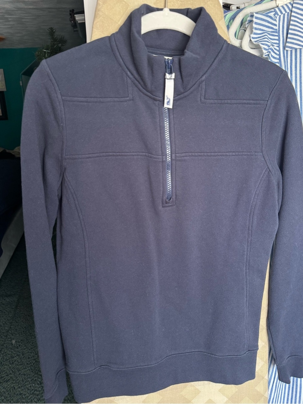 Vineyard Vines women’s  Navy Half-Zip Pullover Sweater